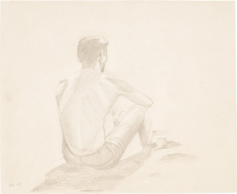 Auf diesem Bild ist das folgende Kunstwerk zu sehen: Alex Katz. Erik. 1992.