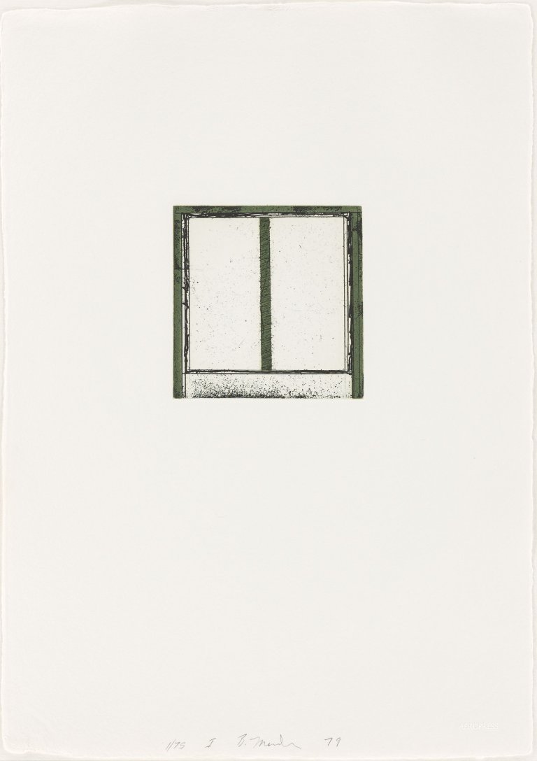 Auf diesem Bild ist das folgende Kunstwerk zu sehen: Brice Marden. „Focus I-V“. 1979.