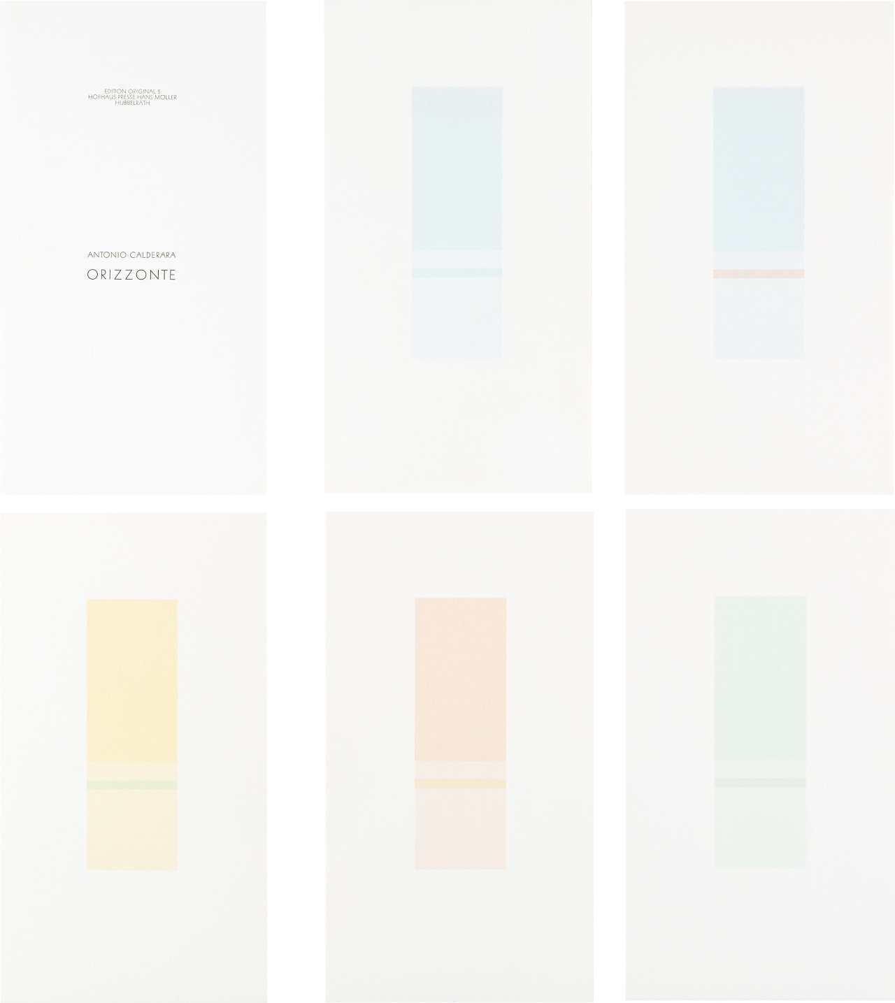 This picture shows the following artwork: Antonio Calderara. ”Orizzonte”. 1971.