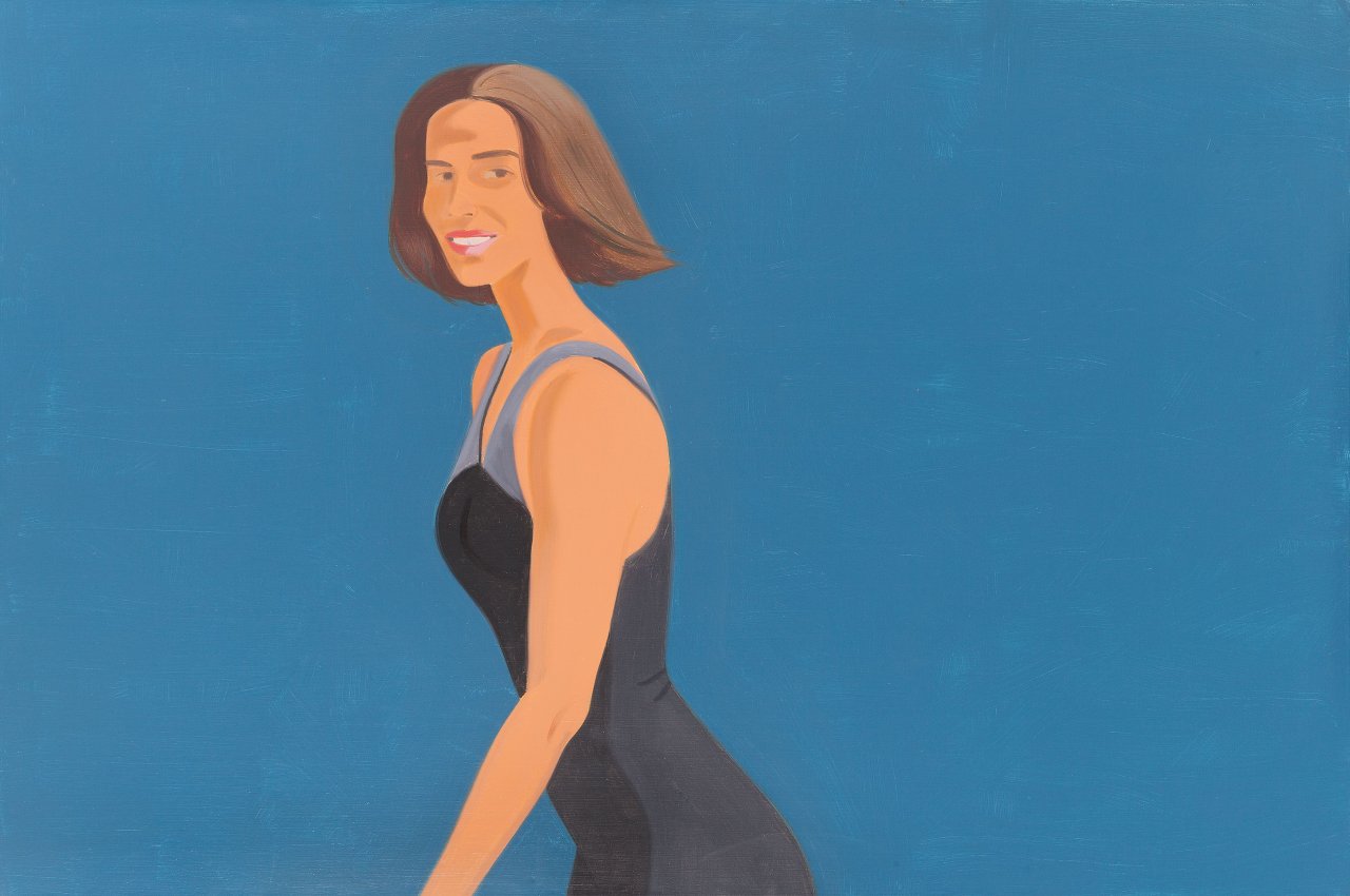 This picture shows the following artwork: Alex Katz. ”Black Bathing Suit”. 1997.