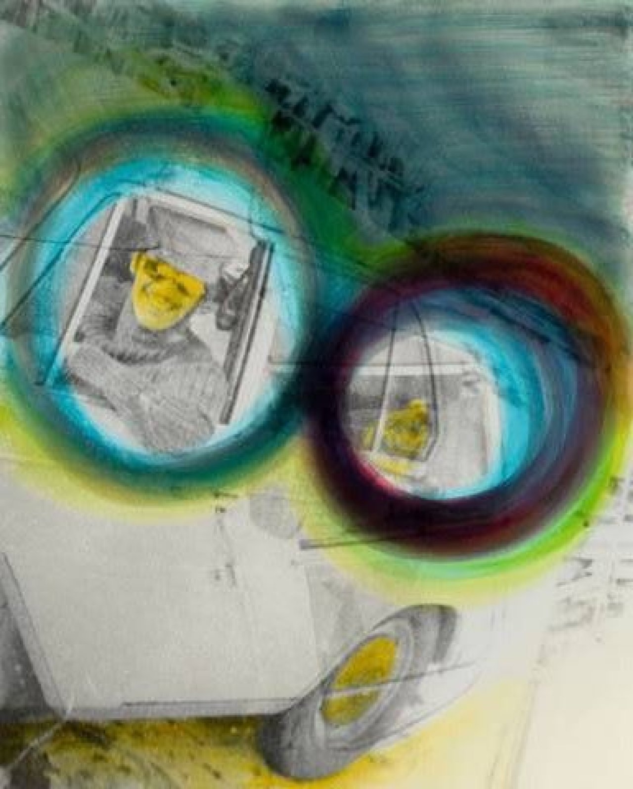Auf diesem Bild ist das folgende Kunstwerk zu sehen: Sigmar Polke. Ohne Titel.