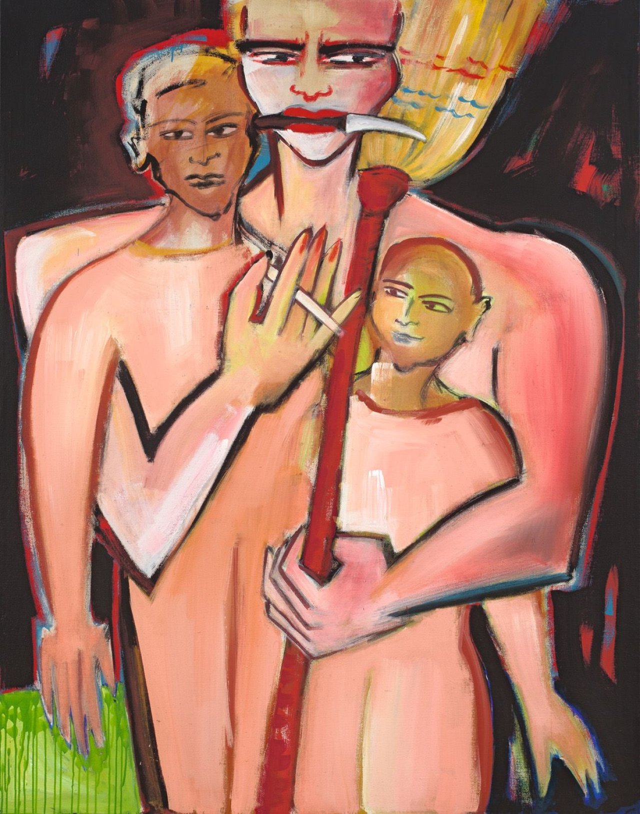 Auf diesem Bild ist das folgende Kunstwerk zu sehen: Elvira Bach. Ohne Titel. 1999.