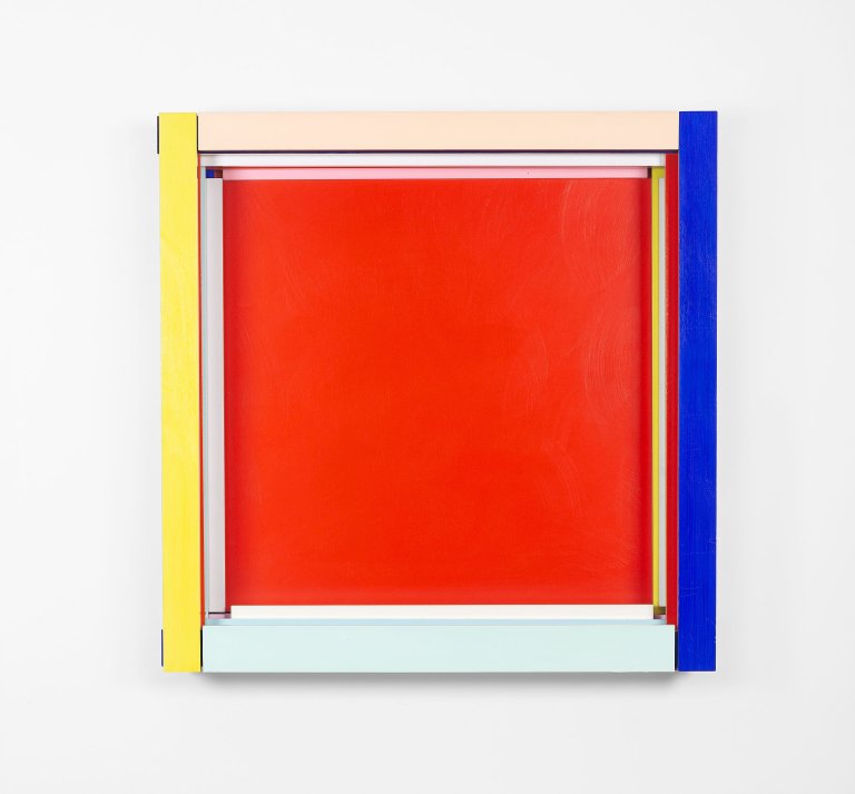 Auf diesem Bild ist das folgende Kunstwerk zu sehen: Imi Knoebel. Sittin’ in the Evening Sun II. 1993.