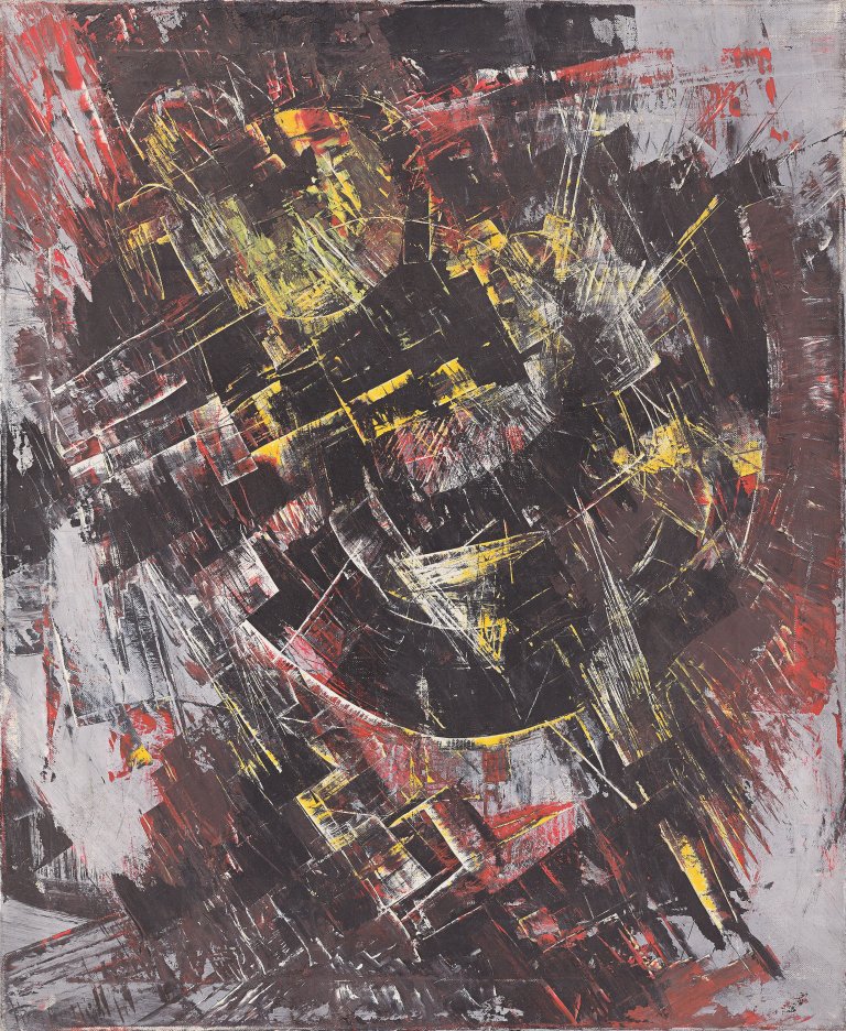 Auf diesem Bild ist das folgende Kunstwerk zu sehen: Fred Thieler. „d/58“. 1958.