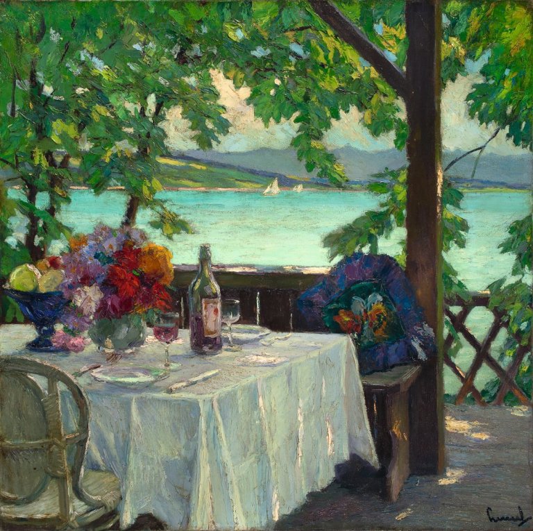 Auf diesem Bild ist das folgende Kunstwerk zu sehen: Edward Cucuel. „Mittag“. Vor 1924.