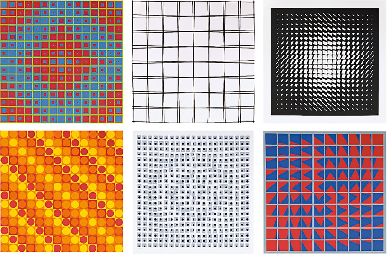 Auf diesem Bild ist das folgende Kunstwerk zu sehen:  Mappenwerk. GRAV. 1975.