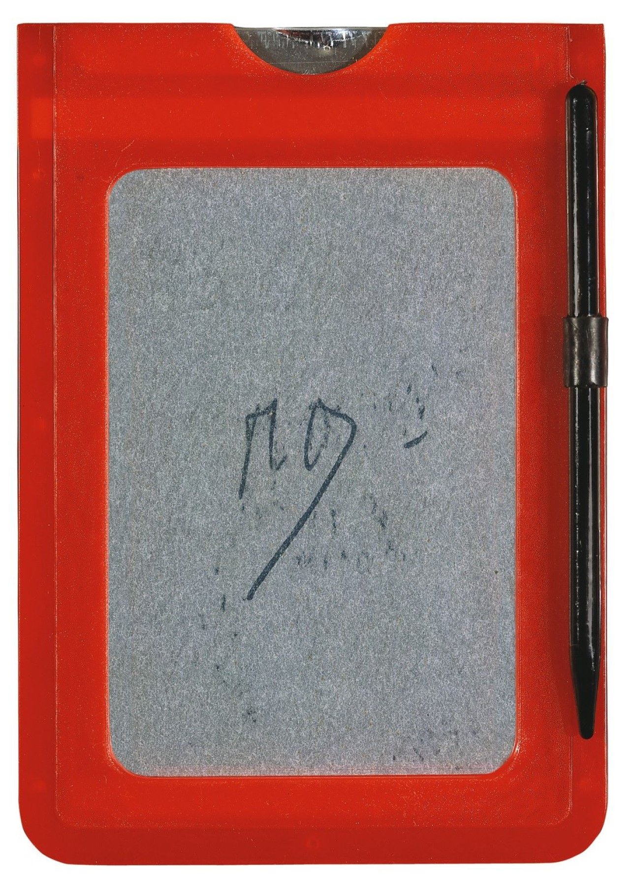 Auf diesem Bild ist das folgende Kunstwerk zu sehen: Marcel Broodthaers. L'Ardoise Magique. 1972.