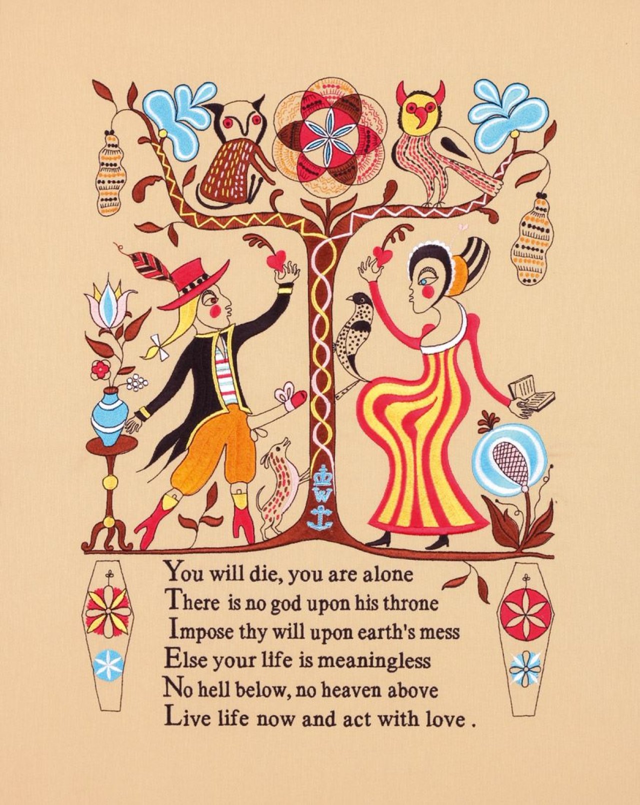 Auf diesem Bild ist das folgende Kunstwerk zu sehen: Grayson Perry. „Recipe for Humanity“. 2005.