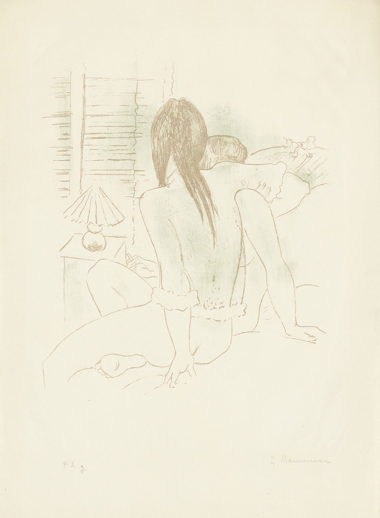 Auf diesem Bild ist das folgende Kunstwerk zu sehen: Jeanne Mammen. „Am Morgen“. Um 1930/32.
