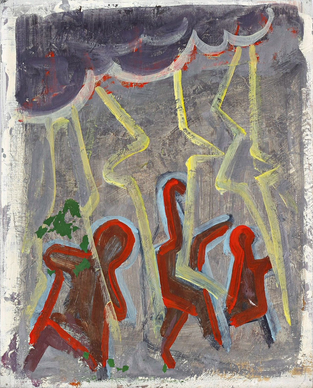 Auf diesem Bild ist das folgende Kunstwerk zu sehen: Karl Hofer. Phantome. Um 1952.