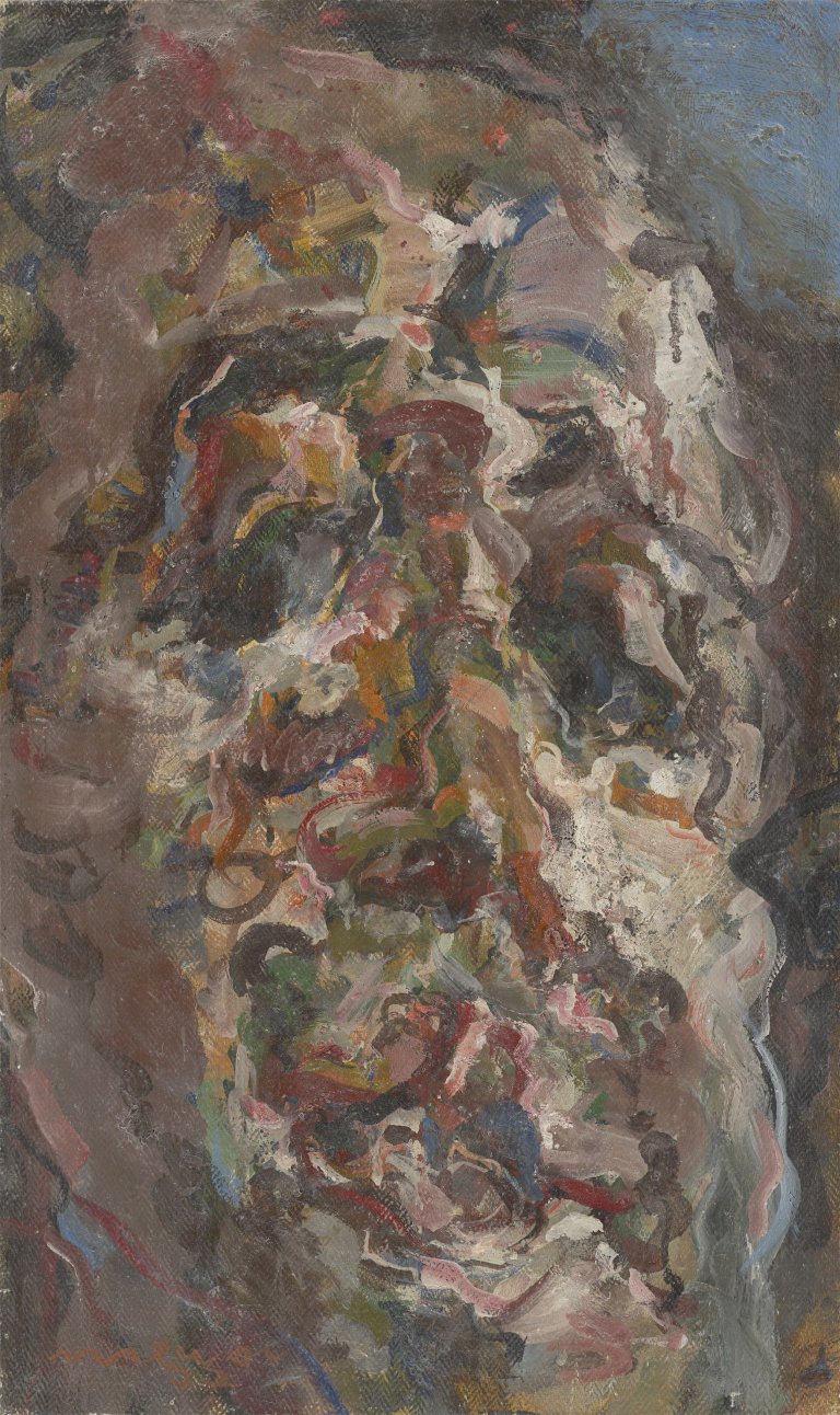 Auf diesem Bild ist das folgende Kunstwerk zu sehen:  Marwan. Ohne Titel. 1977.