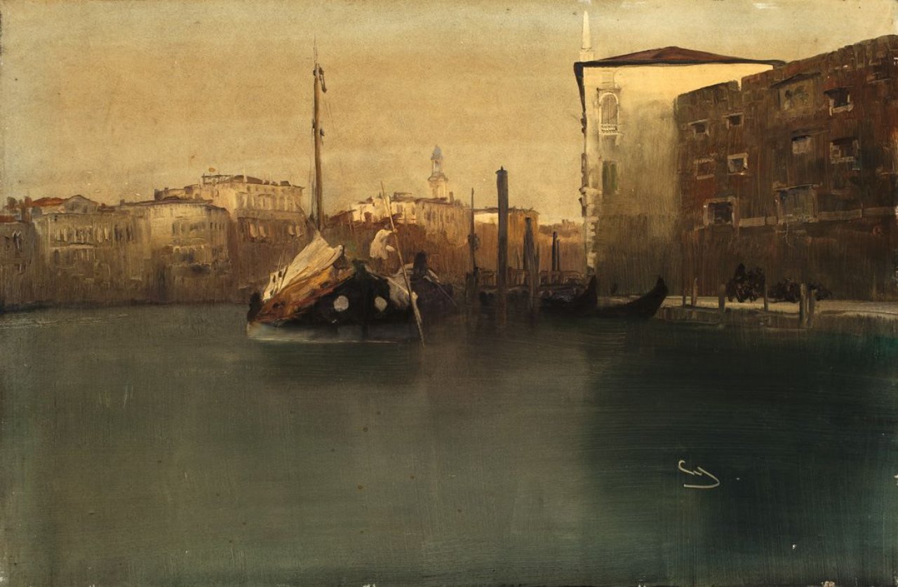 Catalog image of Früher Abend in Venedig.