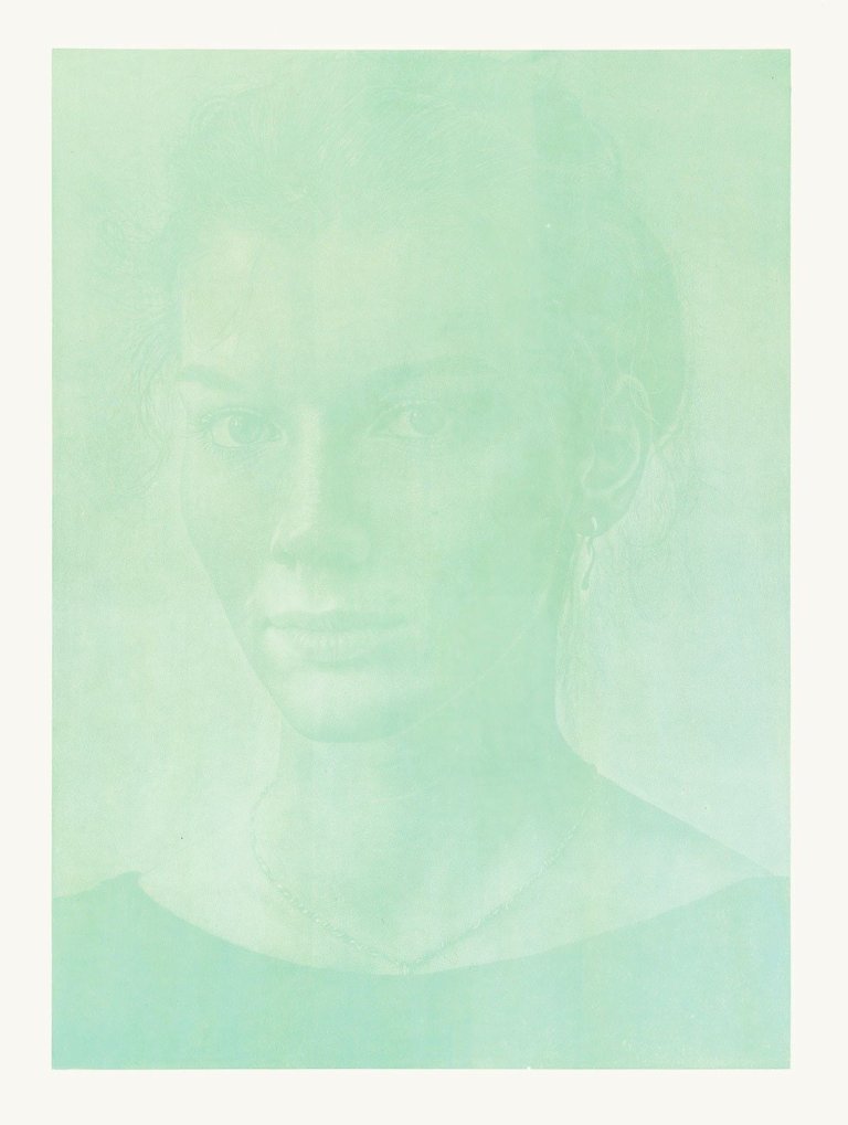 Auf diesem Bild ist das folgende Kunstwerk zu sehen: Franz Gertsch. Doris. 1989.