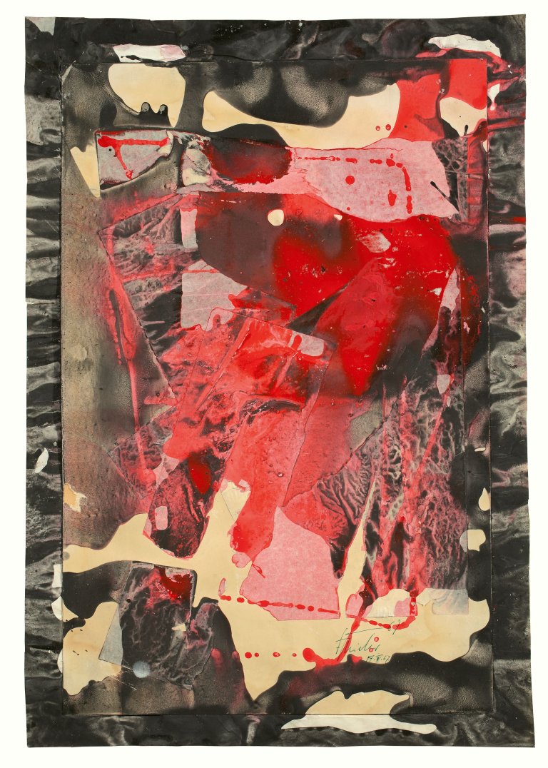 Auf diesem Bild ist das folgende Kunstwerk zu sehen: Fred Thieler. „A.IV.67“. 1967.