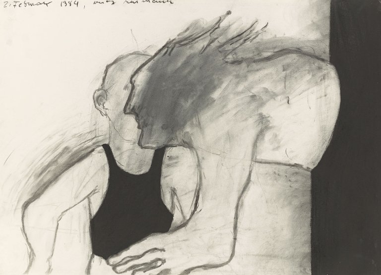 Auf diesem Bild ist das folgende Kunstwerk zu sehen: Max Neumann. Ohne Titel. 1984.