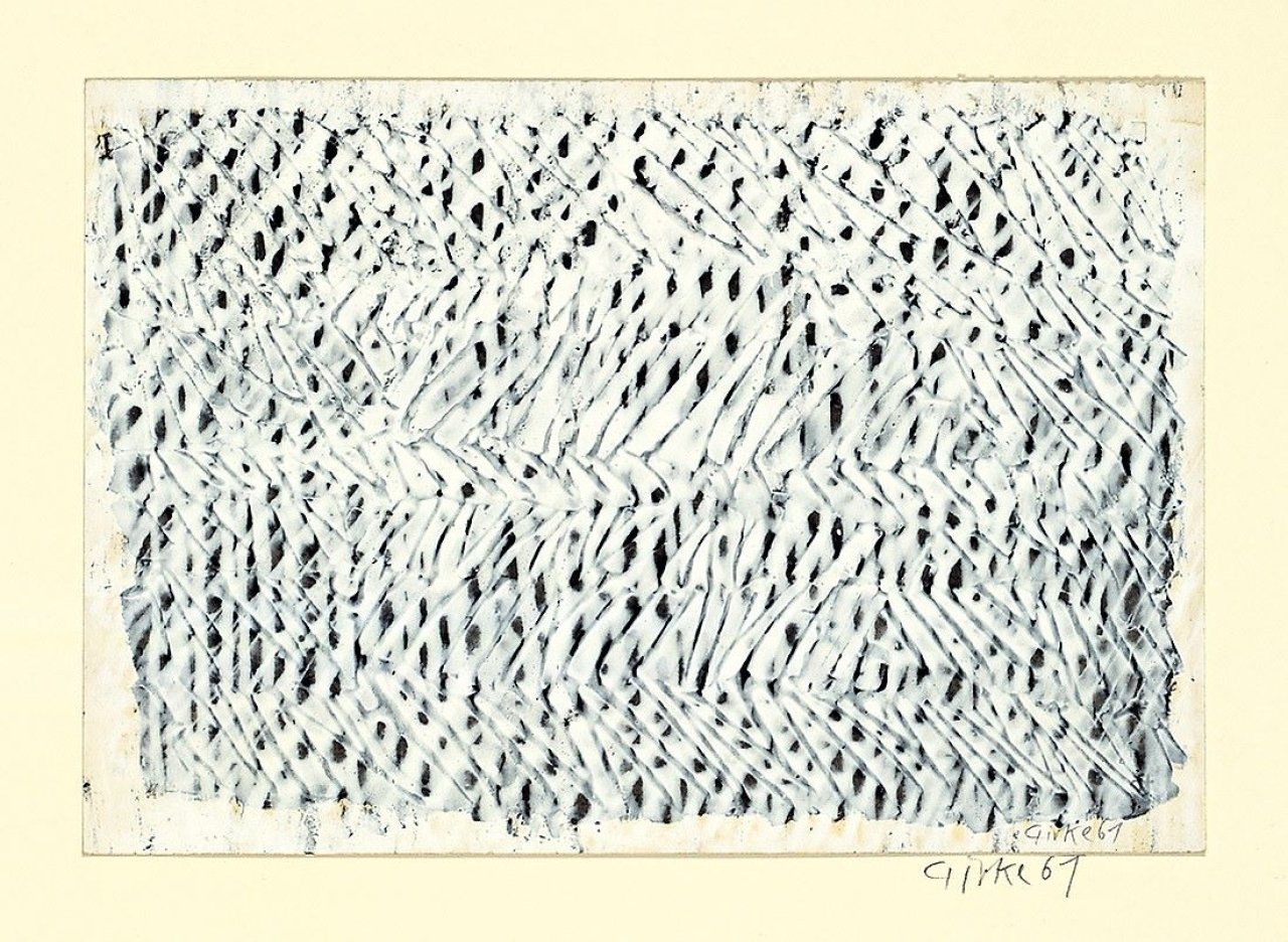 This picture shows the following artwork: Raimund Girke. Ohne Titel. 1961.