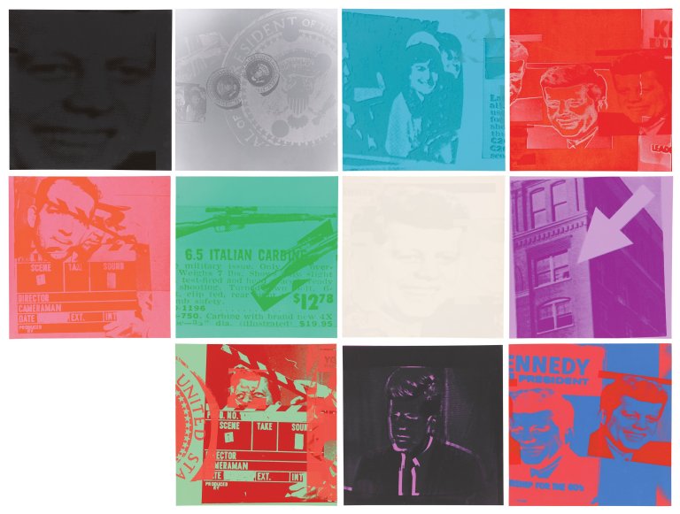 This picture shows the following artwork: Andy Warhol. ”Flash - November 22, 1963”. 1968.