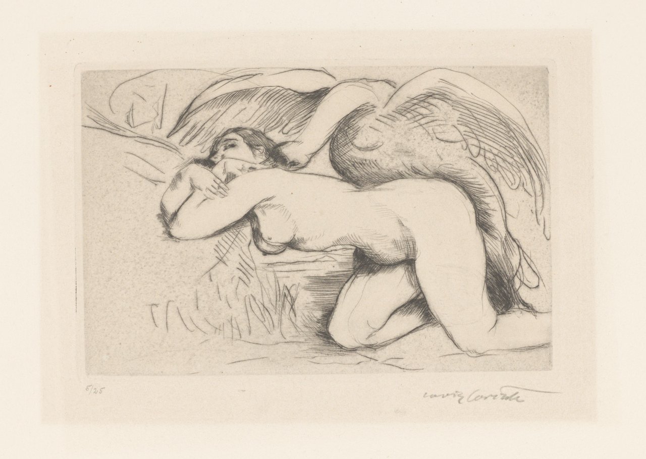 This picture shows the following artwork: Lovis Corinth. „Leda mit dem Schwan“. 1914.