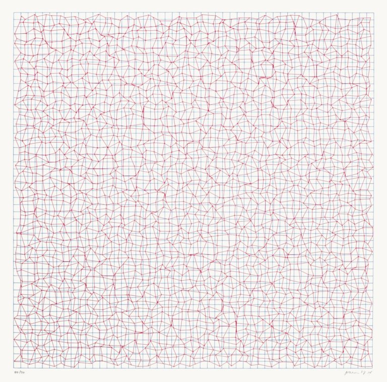 Auf diesem Bild ist das folgende Kunstwerk zu sehen: Gerhard von Graevenitz. Ohne Titel. 1974.