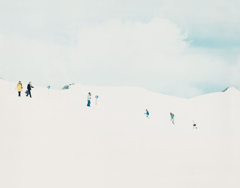 Auf diesem Bild ist das folgende Kunstwerk zu sehen: Walter Niedermayr. „Kitzsteinhorn III“. 1997.