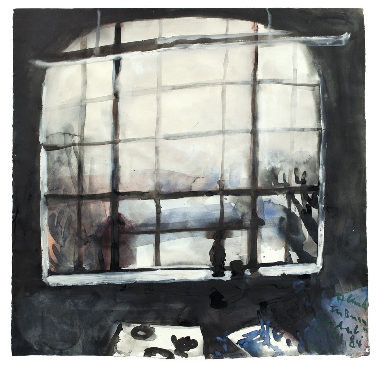 This picture shows the following artwork: Klaus Fußmann. „Abend“. 1984.