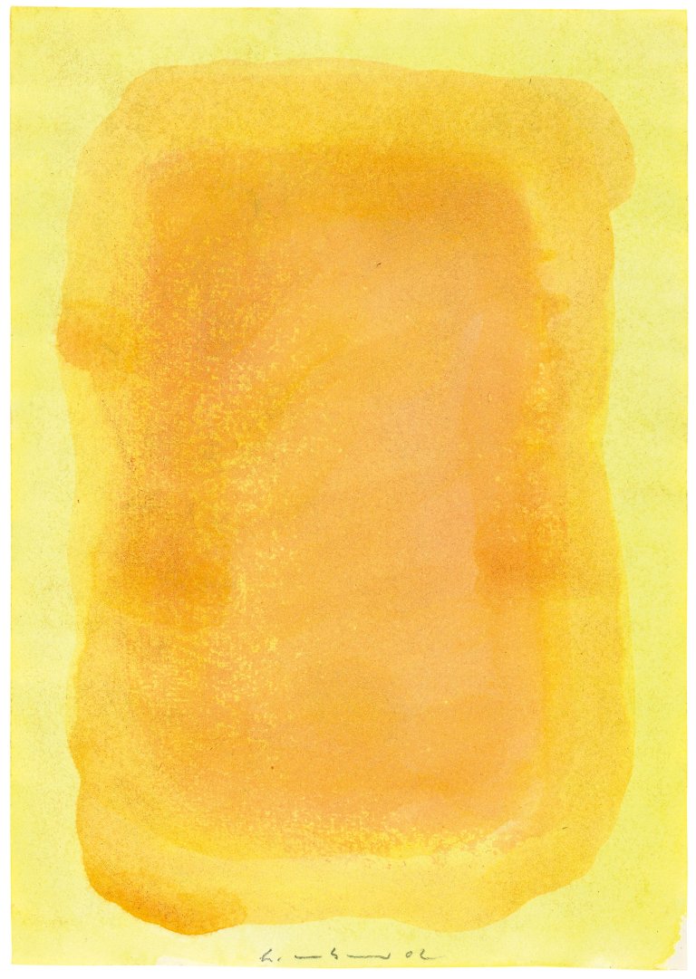 Auf diesem Bild ist das folgende Kunstwerk zu sehen: Gotthard Graubner. Ohne Titel. 2002.