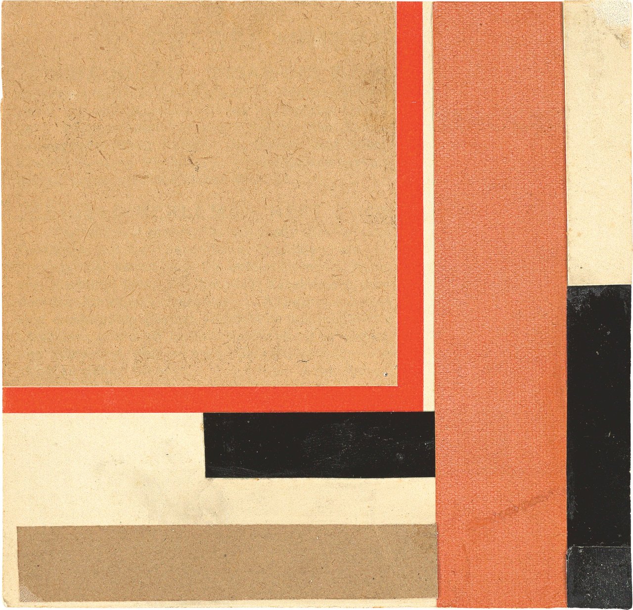 Auf diesem Bild ist das folgende Kunstwerk zu sehen: Walter Dexel. „Ohne Titel“. Um 1924/25.