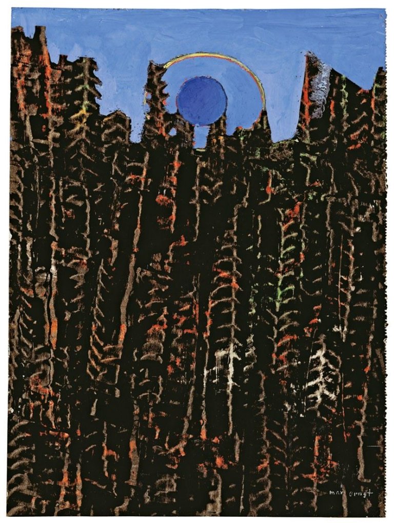 Auf diesem Bild ist das folgende Kunstwerk zu sehen: Max Ernst. „La forêt“. 1927.