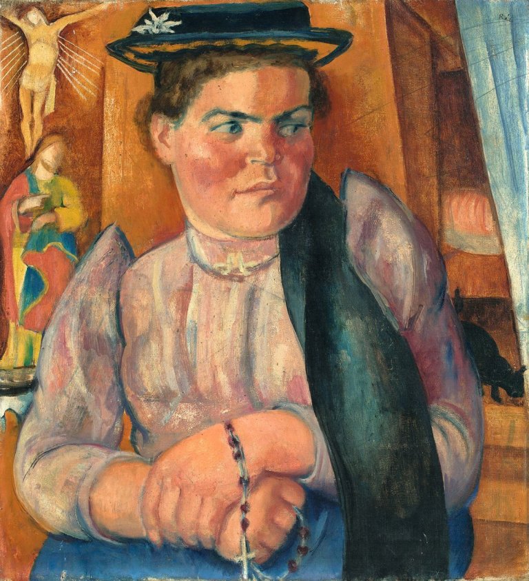 Auf diesem Bild ist das folgende Kunstwerk zu sehen: Anita Rée. „Tiroler Bäuerin“. 1921.
