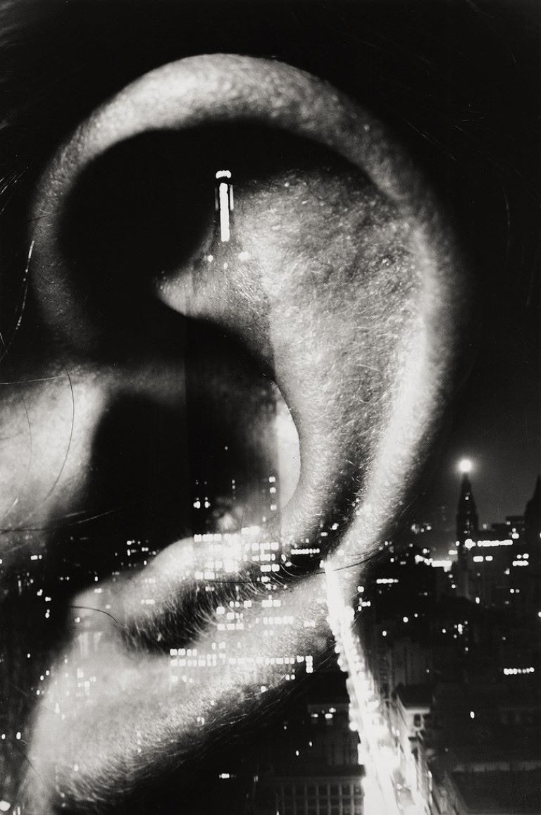 Auf diesem Bild ist das folgende Kunstwerk zu sehen: Barbara Morgan (d.i. Barbara Brooks Johnson). „City Sound“. 1972.