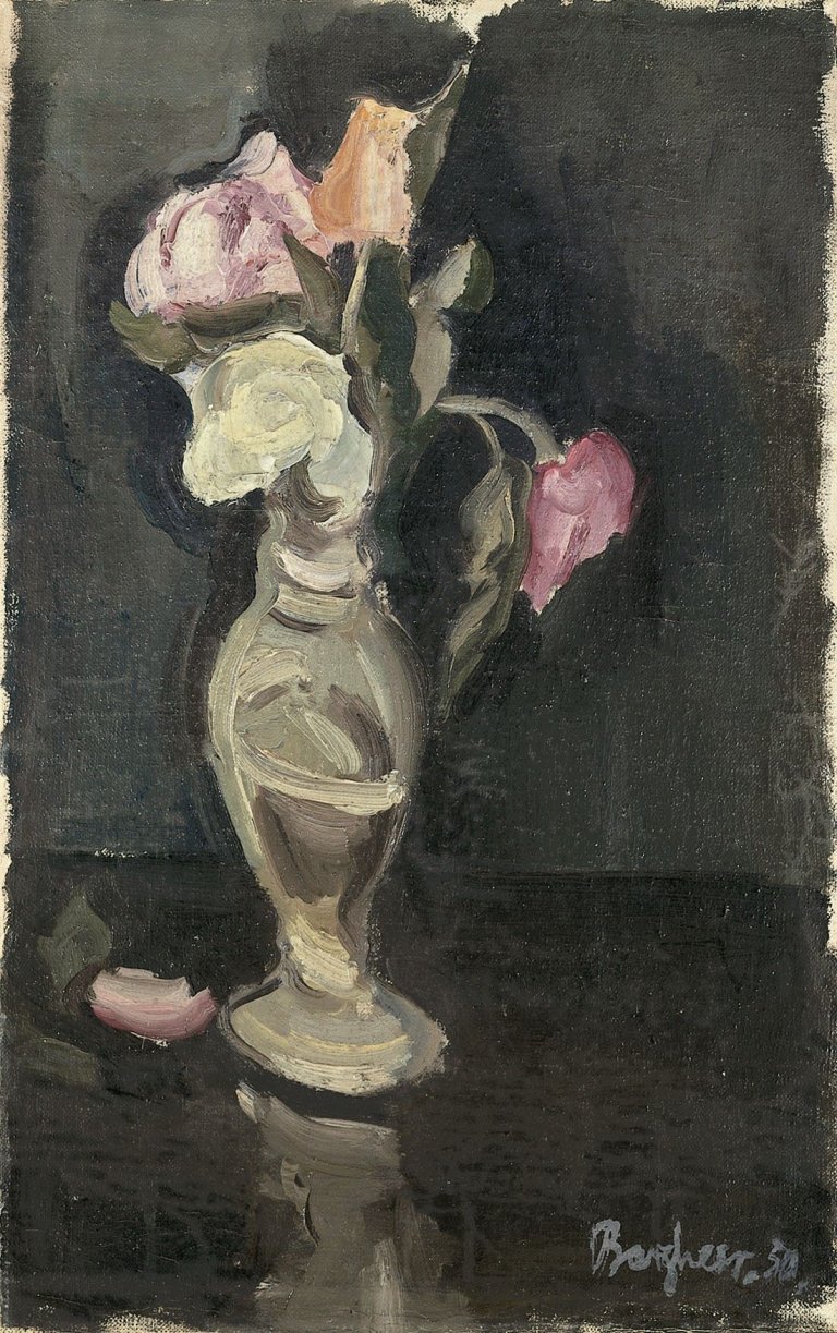 Auf diesem Bild ist das folgende Kunstwerk zu sehen: Eduard Bargheer. „Rosen I“. 1929/30.