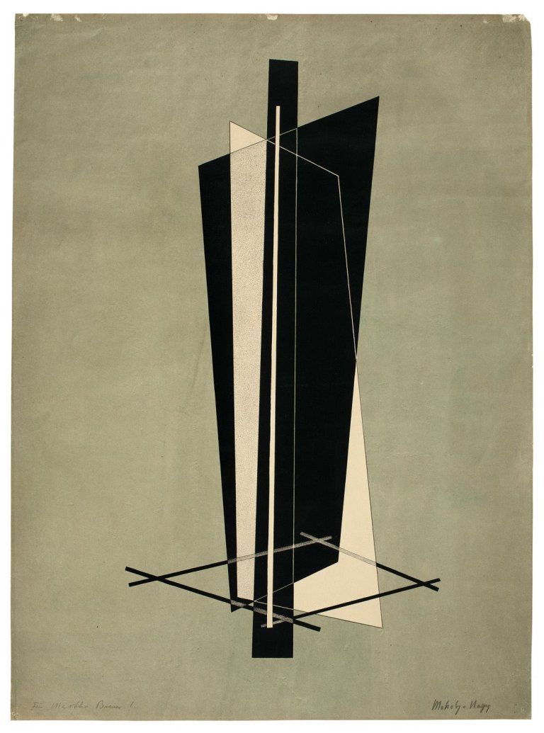 Auf diesem Bild ist das folgende Kunstwerk zu sehen: László Moholy-Nagy. Aus: „Konstruktionen“. 1922/23.