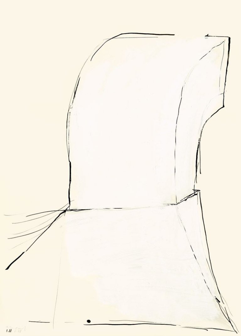 Auf diesem Bild ist das folgende Kunstwerk zu sehen: Franz Bernhard. Ohne Titel. 1988.