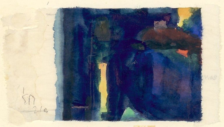 Auf diesem Bild ist das folgende Kunstwerk zu sehen: Erich Buchholz. Ohne Titel. 1921.