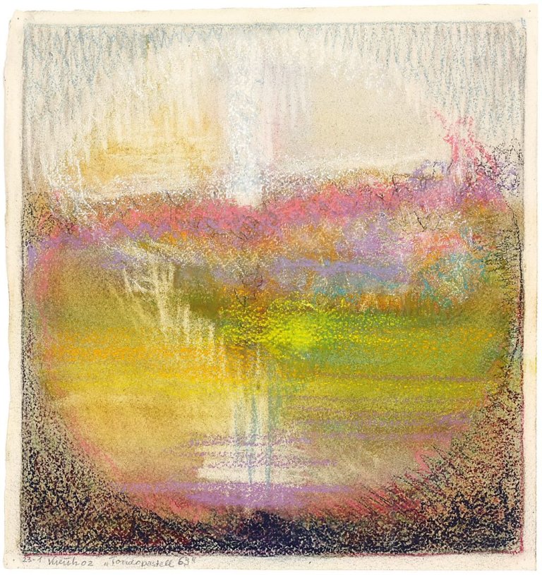 Auf diesem Bild ist das folgende Kunstwerk zu sehen: Heinz Kreutz. „Tondopastell 63“. 2002.