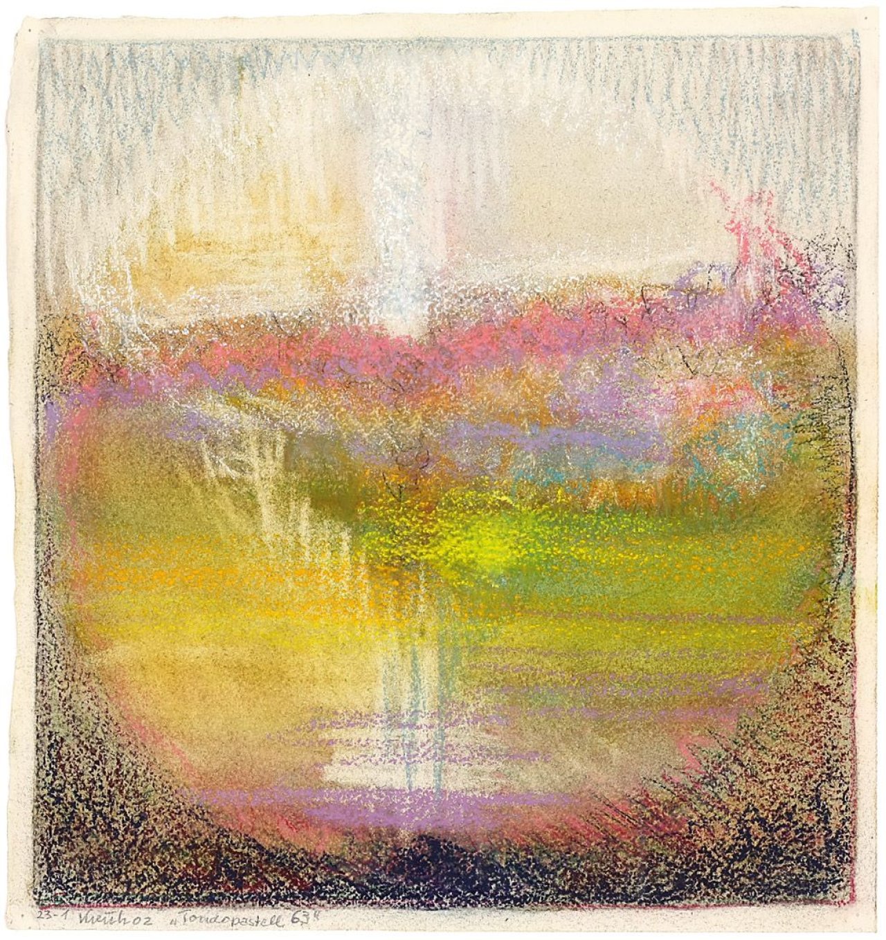 Auf diesem Bild ist das folgende Kunstwerk zu sehen: Heinz Kreutz. „Tondopastell 63“. 2002.
