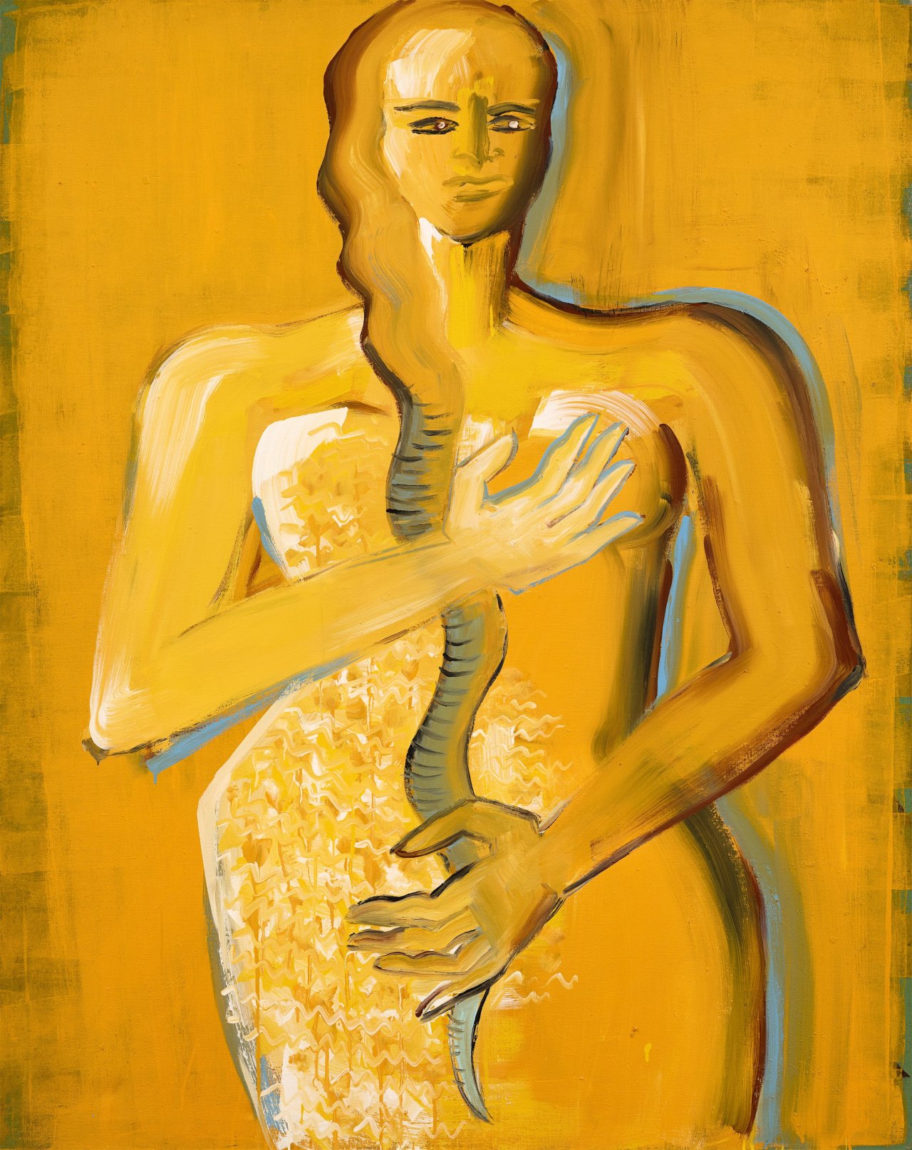 Auf diesem Bild ist das folgende Kunstwerk zu sehen: Elvira Bach. Ohne Titel. 1991.