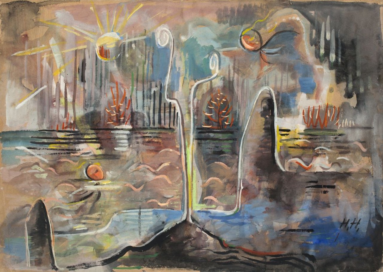 This picture shows the following artwork: Hannah Höch. „Grotte“. 1935.