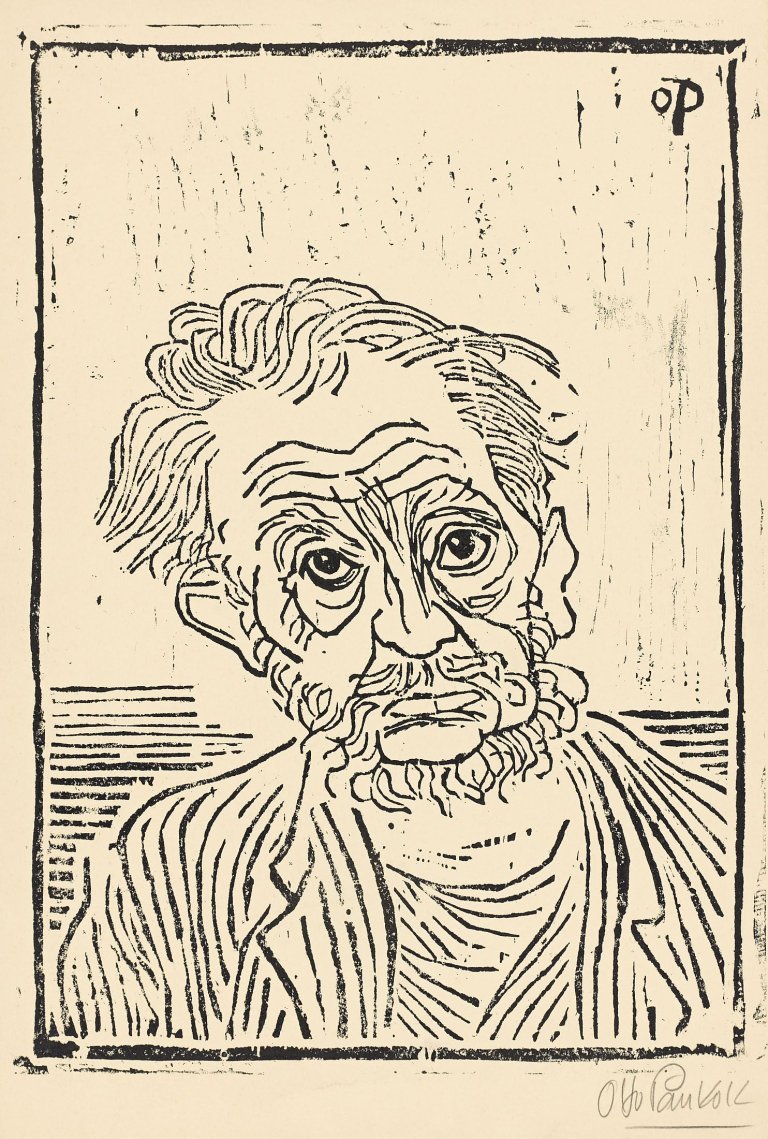 Auf diesem Bild ist das folgende Kunstwerk zu sehen: Otto Pankok. „Barlach II“. 1943.