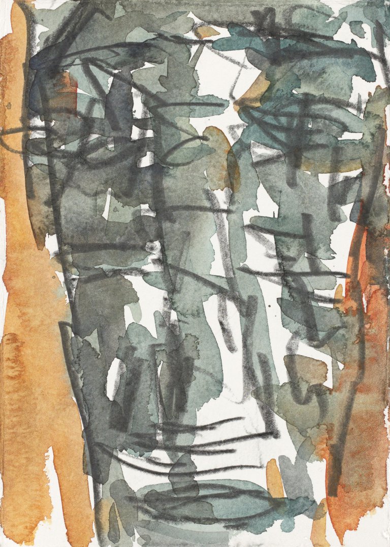 Auf diesem Bild ist das folgende Kunstwerk zu sehen:  Marwan. Kopf. 1992.