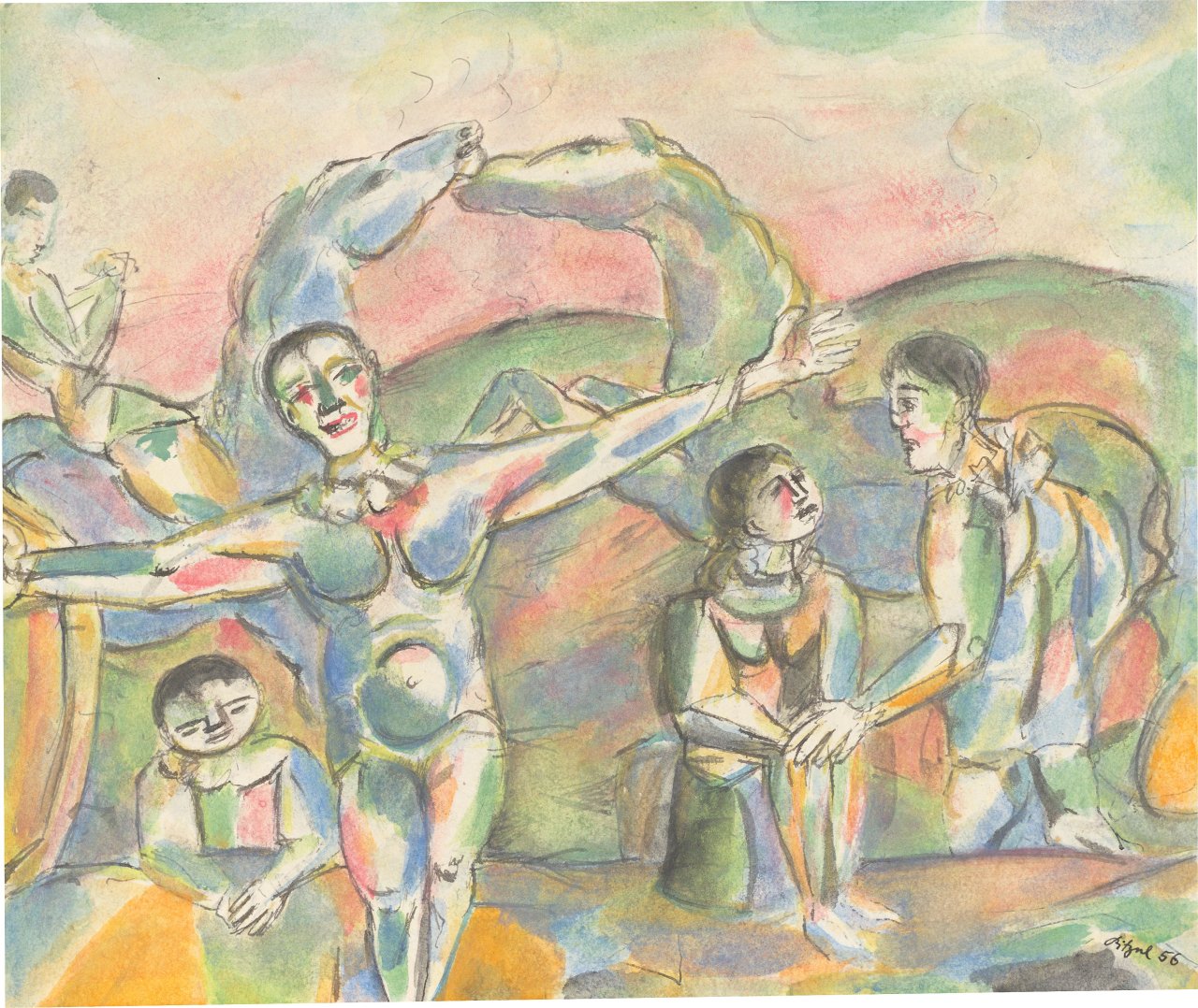This picture shows the following artwork: Herbert Kitzel. 