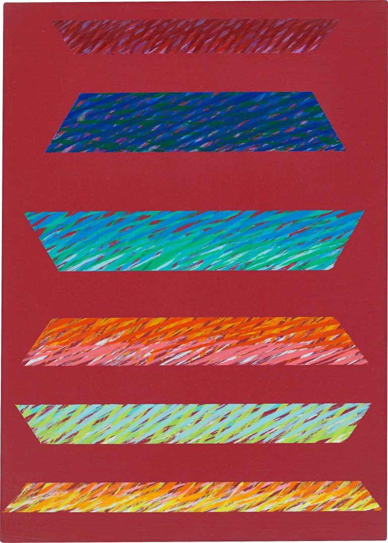 Auf diesem Bild ist das folgende Kunstwerk zu sehen: Piero Dorazio. „Vista VI“. 1997.