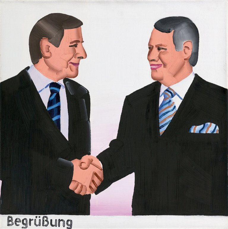 Auf diesem Bild ist das folgende Kunstwerk zu sehen: Marcin Maciejowski. „POWITANIE“ (Begrüßung). 2001.