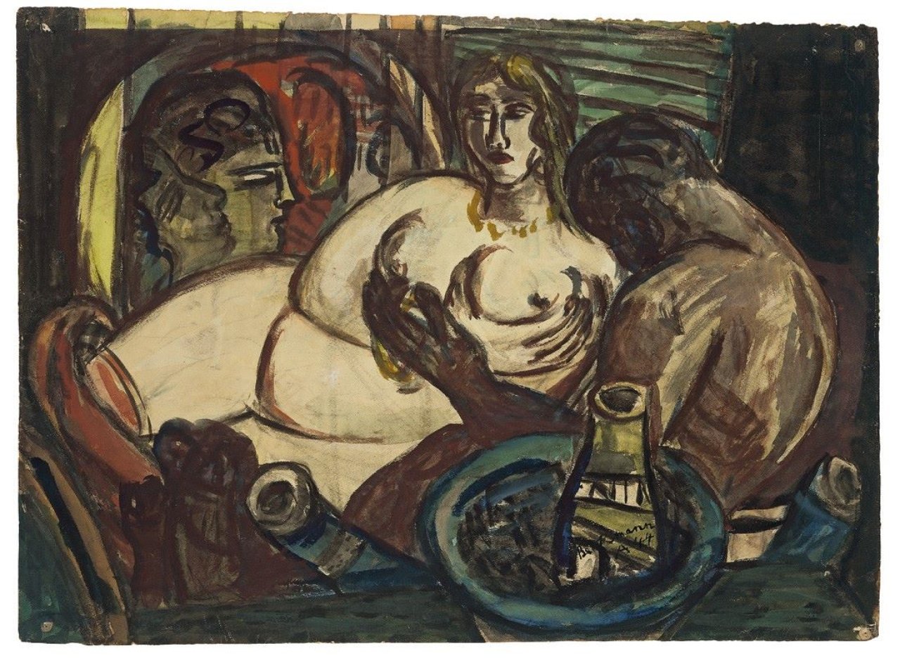 Auf diesem Bild ist das folgende Kunstwerk zu sehen: Max Beckmann. „Dream (Traum)“. 1944.