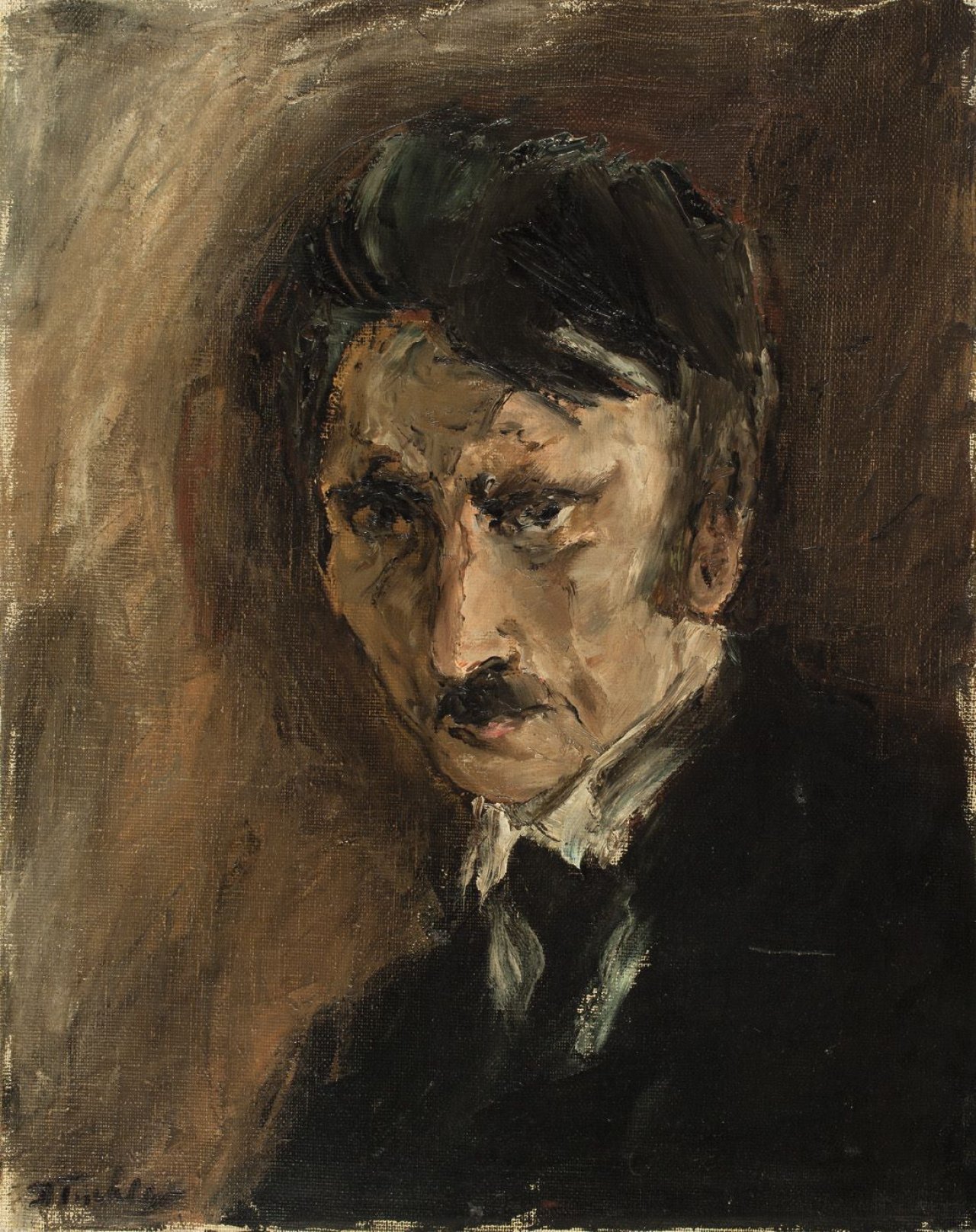 This picture shows the following artwork: Heinrich Tischler. Selbstbildnis. 1920s.