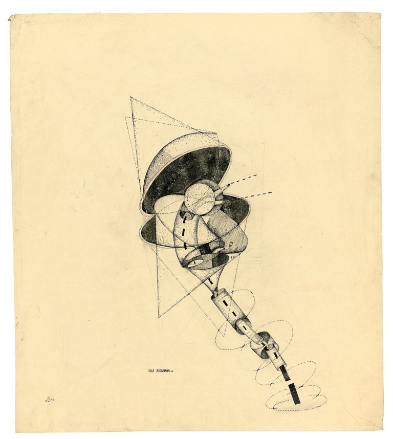 Auf diesem Bild ist das folgende Kunstwerk zu sehen: Ella Bergmann-Michel. „oB 140“. 1922.