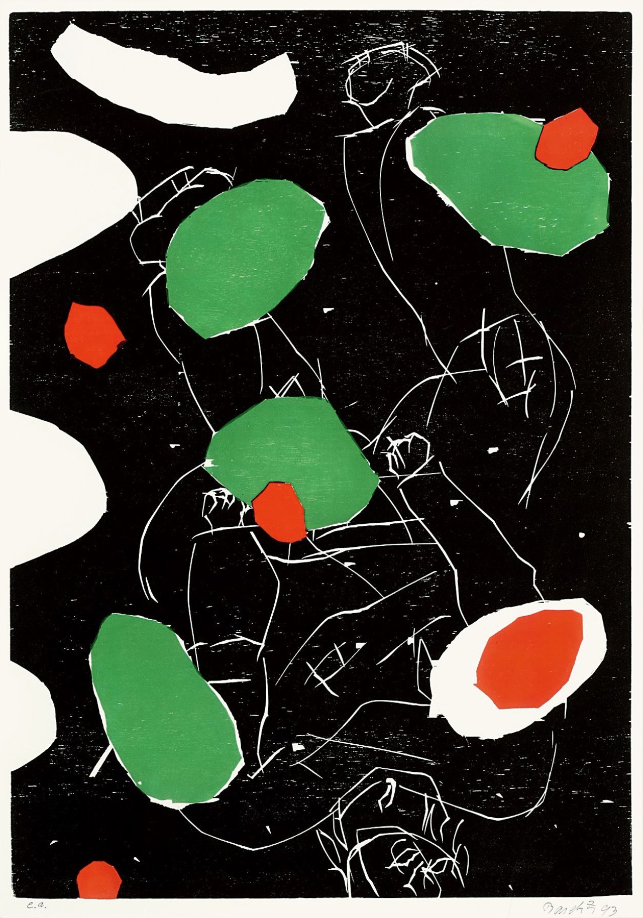 This picture shows the following artwork: Georg Baselitz. Puck. 1993.