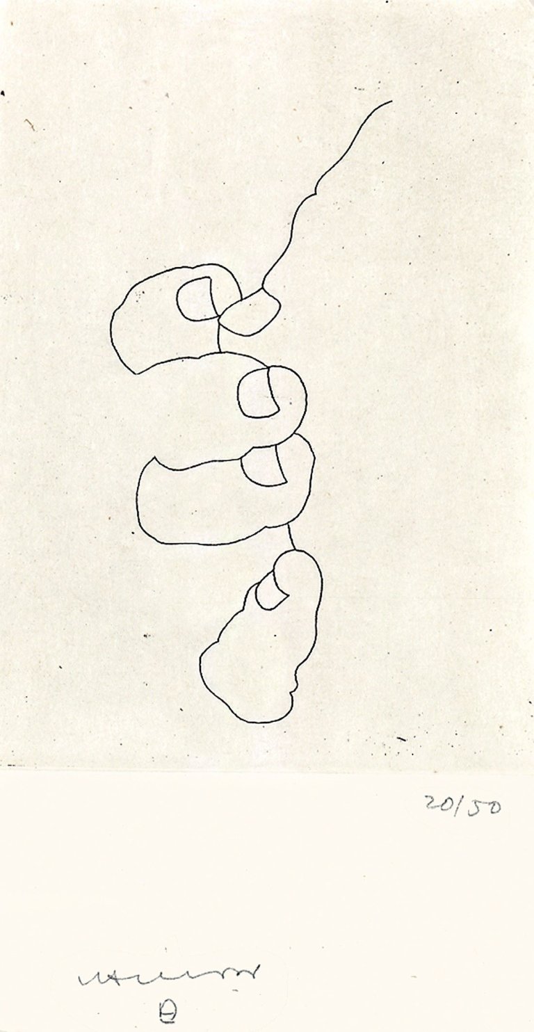 This picture shows the following artwork: Eduardo Chillida. „Esku XXXII“. 1993.