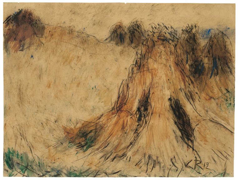 Auf diesem Bild ist das folgende Kunstwerk zu sehen: Christian Rohlfs. „Hockenfeld“. 1912.