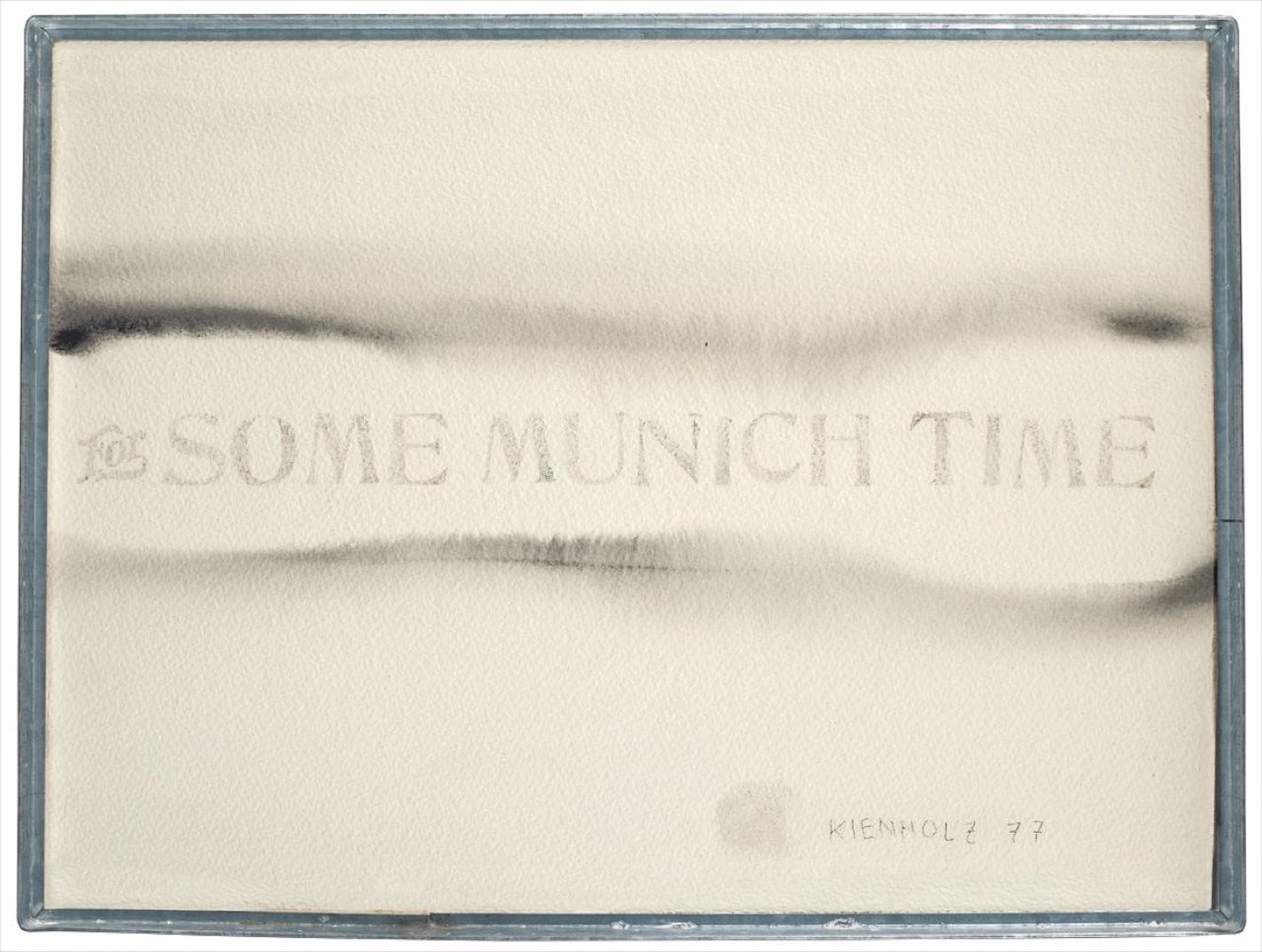 Auf diesem Bild ist das folgende Kunstwerk zu sehen: Edward Kienholz. „For Some Munich Time“. 1977.